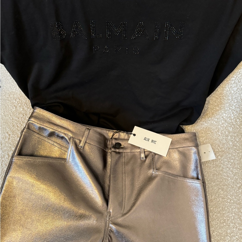 NWT Metallic pants size 30 us